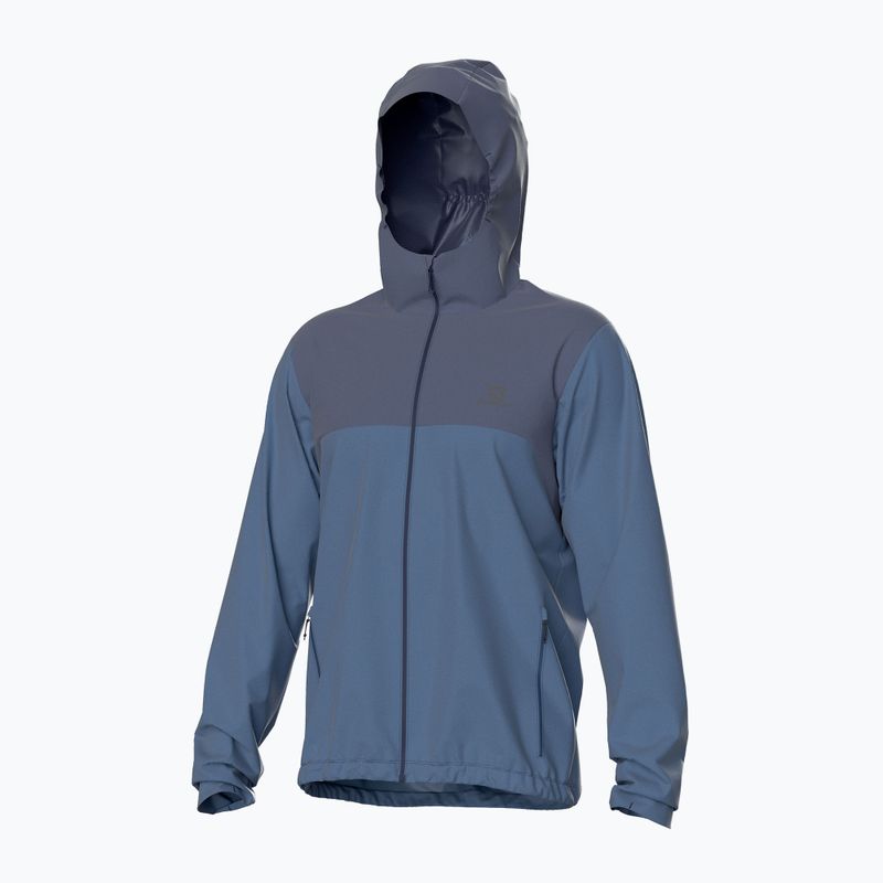 Salomon Essential WP 2.5L giacca da pioggia da uomo in denim scuro/mood 2