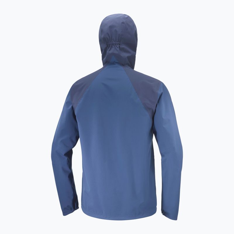 Salomon Essential WP 2.5L giacca da pioggia da uomo in denim scuro/mood 3