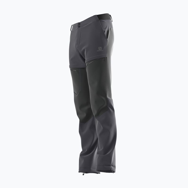 Pantaloni da trekking da uomo Salomon Wayfarer Secure ebano/nero 4