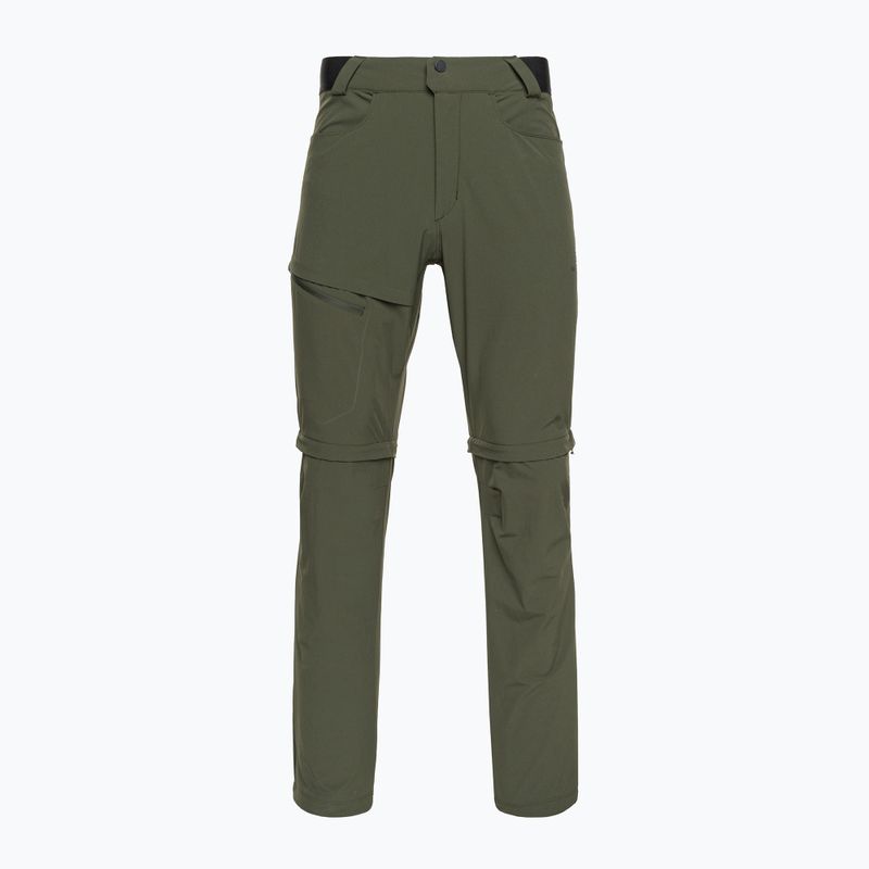 Pantaloni da trekking Salomon Wayfarer Zip Off foresta da uomo 3