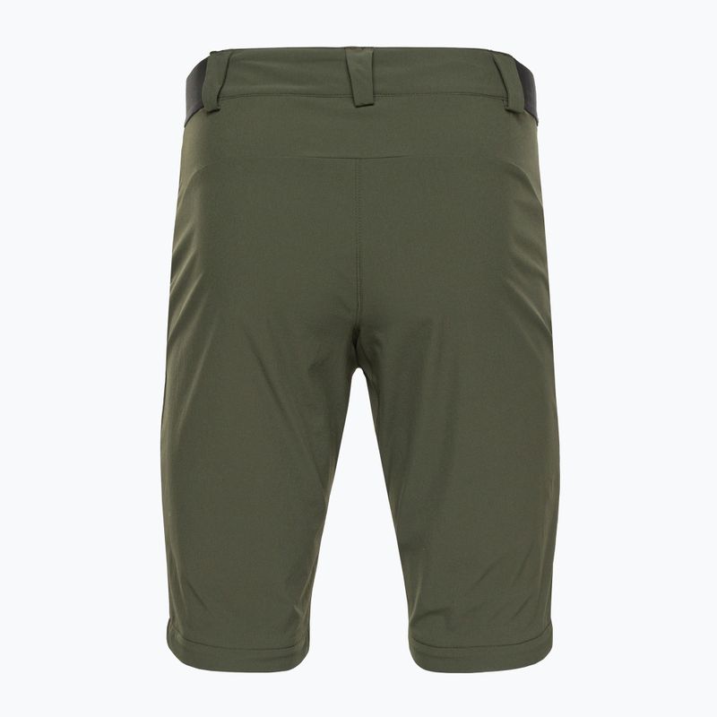 Pantaloni da trekking Salomon Wayfarer Zip Off foresta da uomo 6