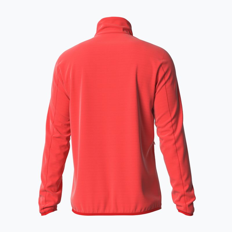Giacca da trekking Salomon Outrack Full Zip Mid uomo rosso fuoco 3