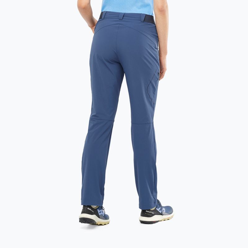 Pantaloni da trekking da donna Salomon Wayfarer in denim scuro 2