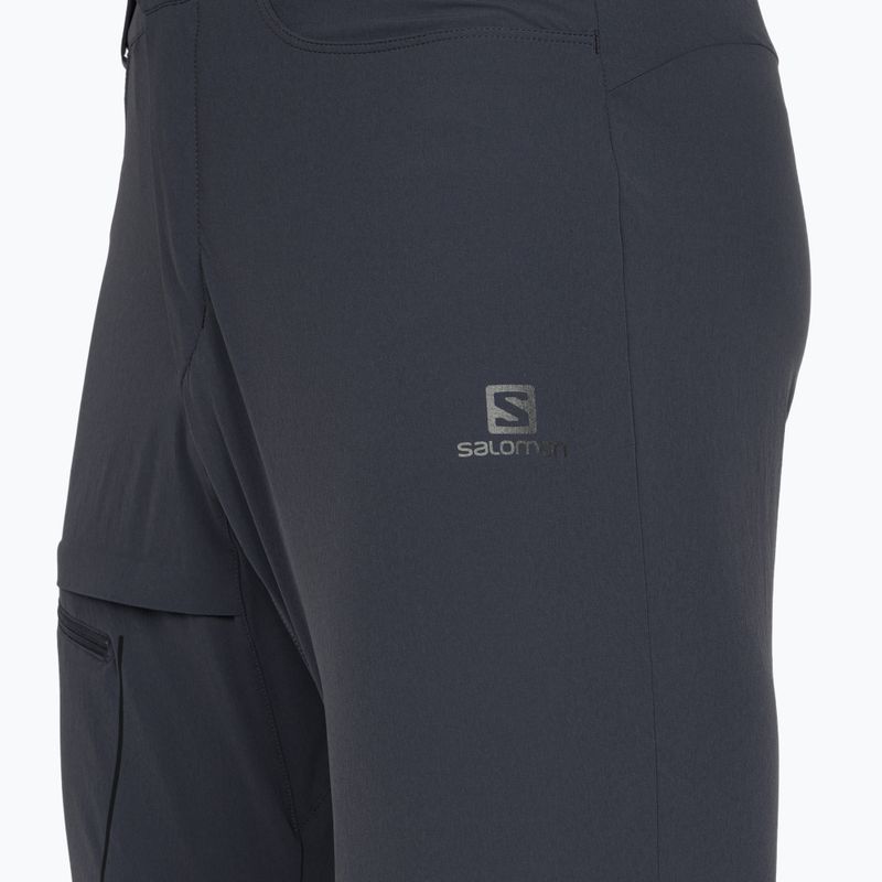 Pantaloni da trekking da uomo Salomon Wayfarer ebano 3