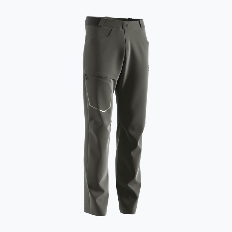 Pantaloni da trekking Salomon Wayfarer forest night da uomo 3