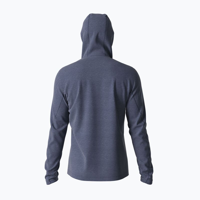 Felpa trekking da uomo Salomon Outline FZ Hoodie mood indigo 3