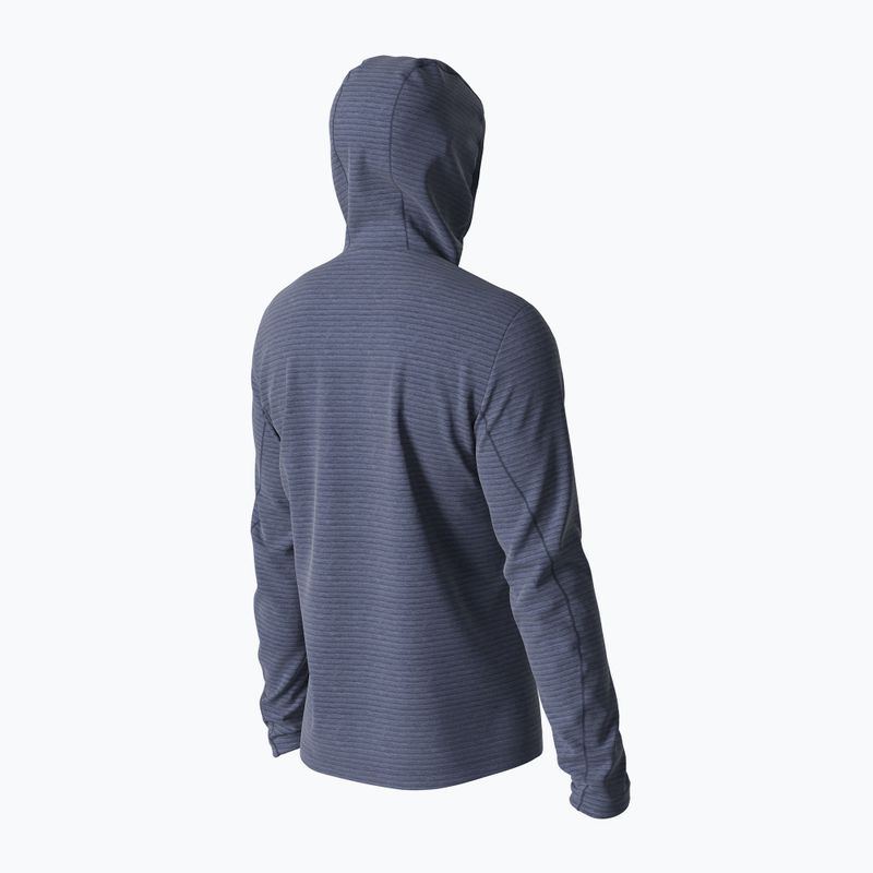 Felpa trekking da uomo Salomon Outline FZ Hoodie mood indigo 6
