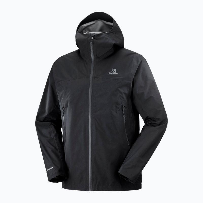 Giacca antipioggia Salomon Outline GTX 2.5L nera da uomo