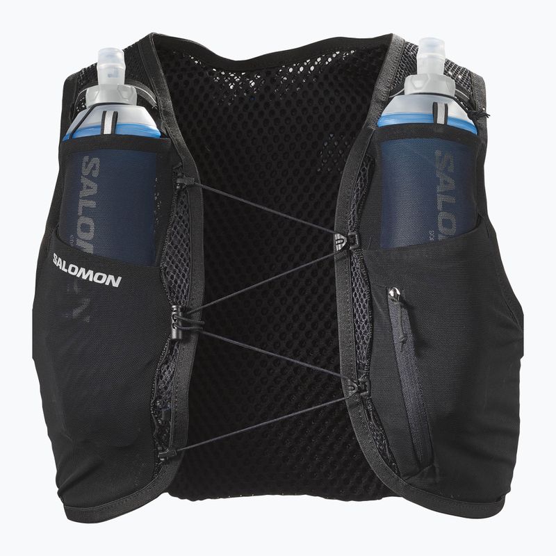 Salomon Active Skin 4 set gilet da corsa nero
