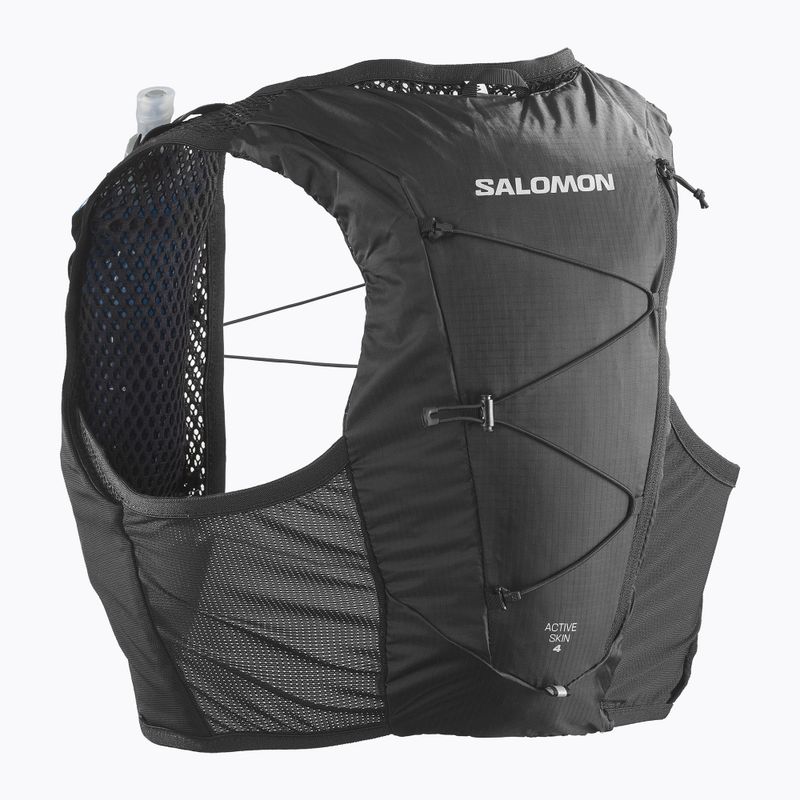 Salomon Active Skin 4 set gilet da corsa nero 2