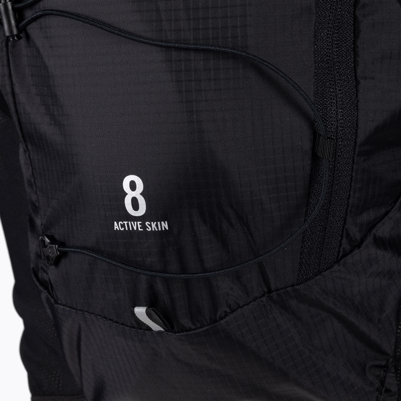 Salomon Active Skin 8 set gilet da corsa nero 6