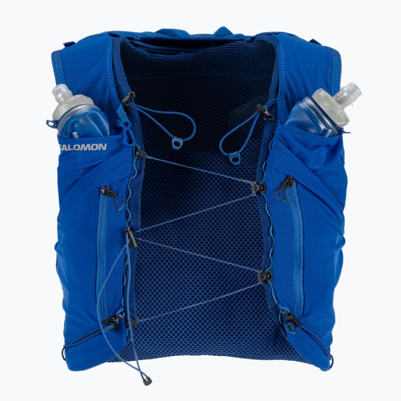 Salomon ADV Skin 12 set gilet da corsa blu nautico/ebano/bianco