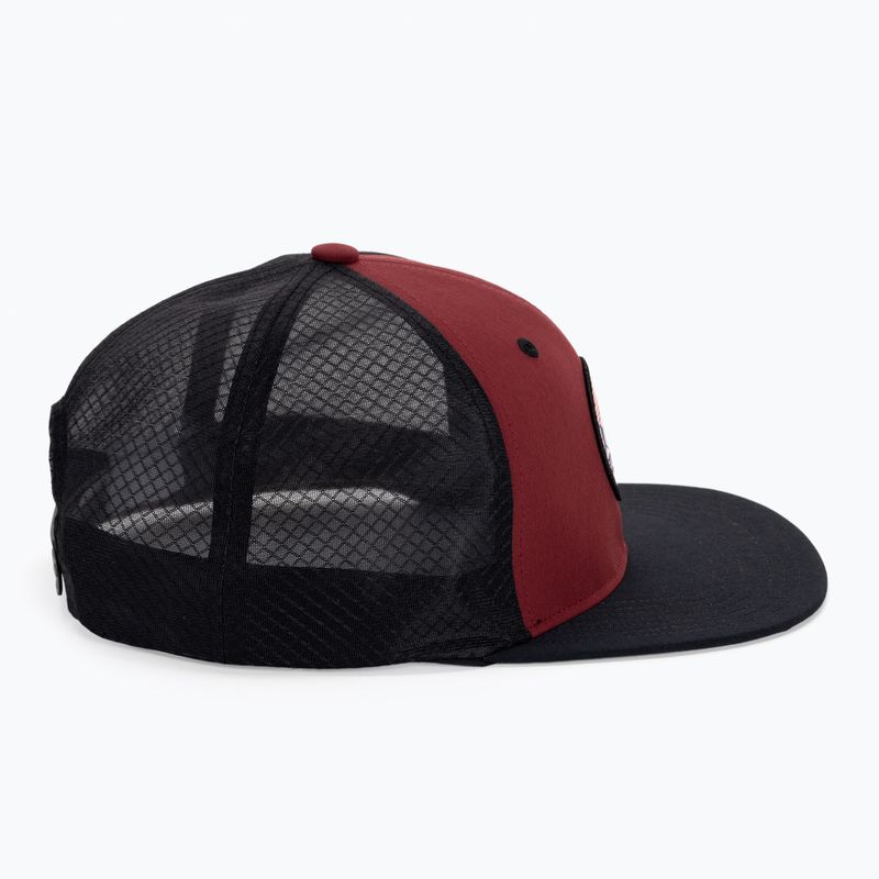Berretto da baseball Salomon Trucker Flat cabernet/rosso fuoco 2