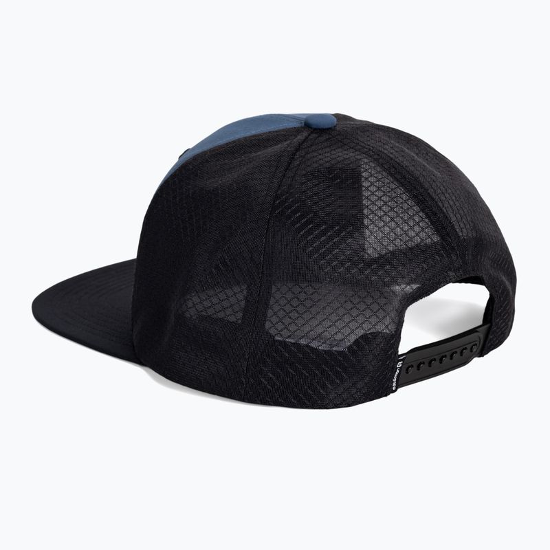 Salomon Trucker Cappello da baseball piatto in denim scuro/ebano 3