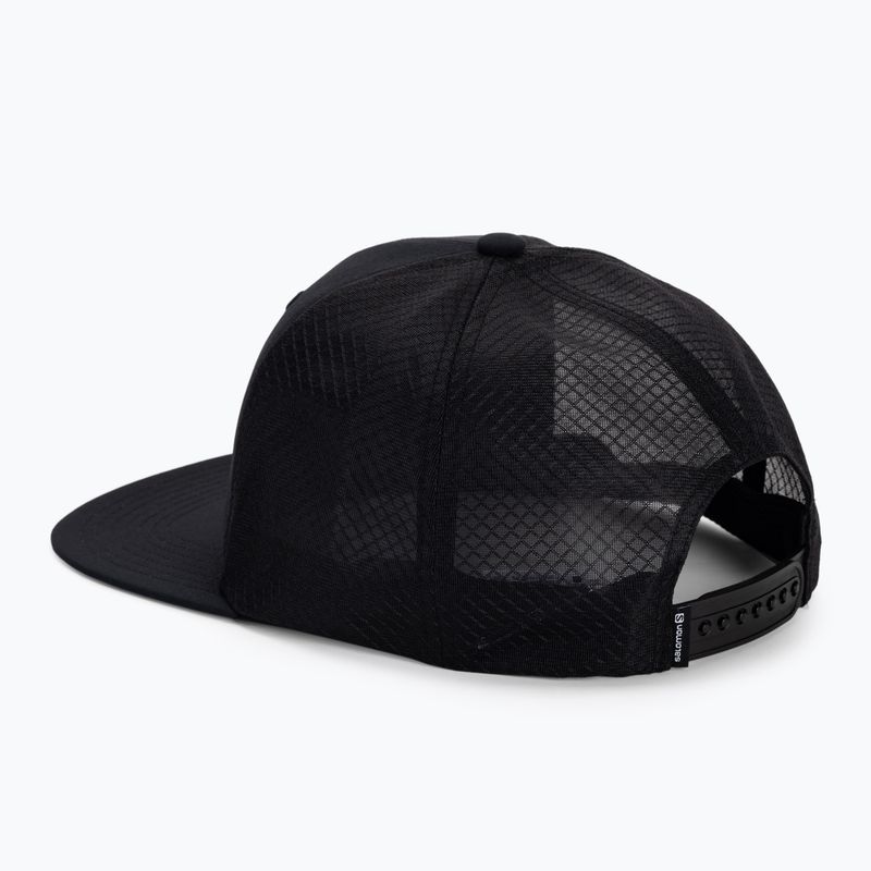 Berretto Salomon Trucker Flat nero 3