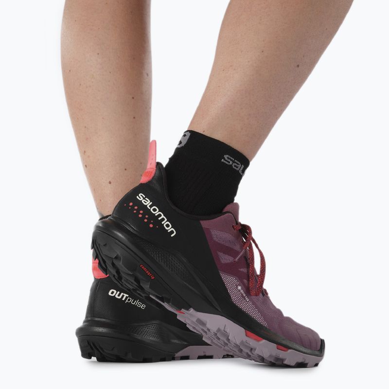 Salomon Outpulse GTX, scarponi da trekking da donna tulipwood/nero/pordo 17