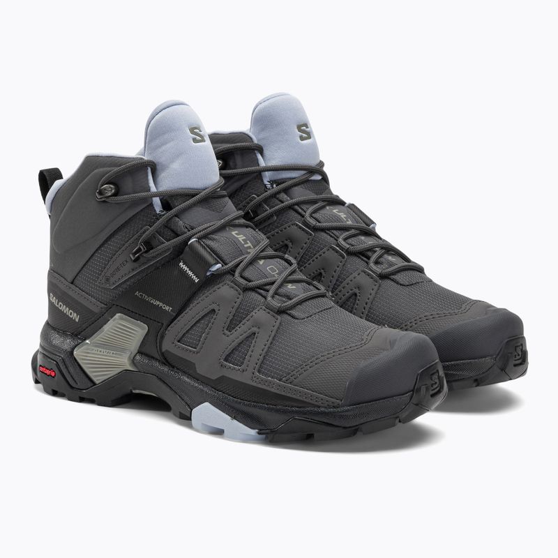 Scarpe da trekking da donna Salomon X Ultra 4 Mid GTX magnete/nero/zen 4