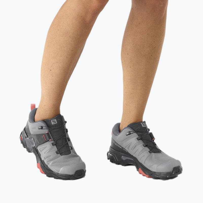 Scarponi da trekking da donna Salomon X Ultra 4 GTX lega/quiet shade/terra bruciata 15