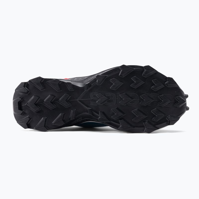Salomon Alphacross 3 scarpe da corsa da uomo bluesteel/lunar rock/nero 4