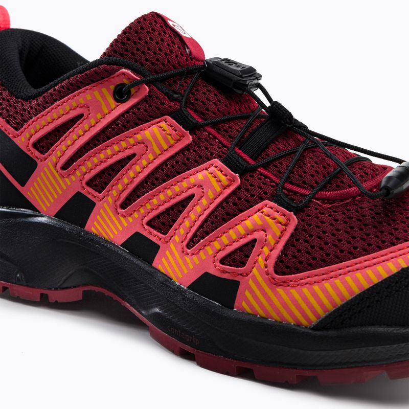 Salomon XA Pro V8, scarpe da corsa per bambini, dalia/nero/pordo 8