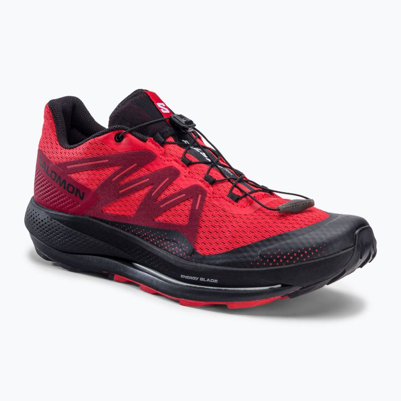 Salomon Pulsar Trail scarpe da corsa da uomo rosso papavero/uccello/nero