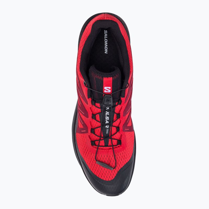 Salomon Pulsar Trail scarpe da corsa da uomo rosso papavero/uccello/nero 6