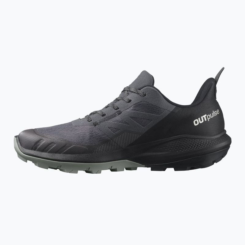 Scarpe da trekking Salomon Outpulse GTX da uomo magnete/nero/ferro battuto 11