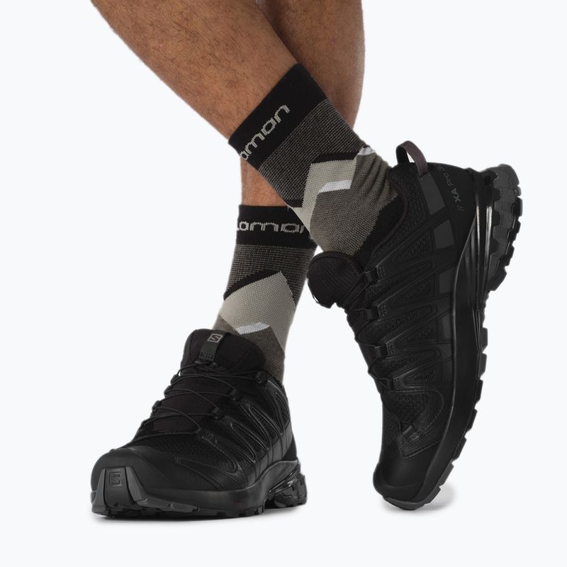 Scarpe da corsa da uomo Salomon XA Pro 3D V8 nero/magnete 16