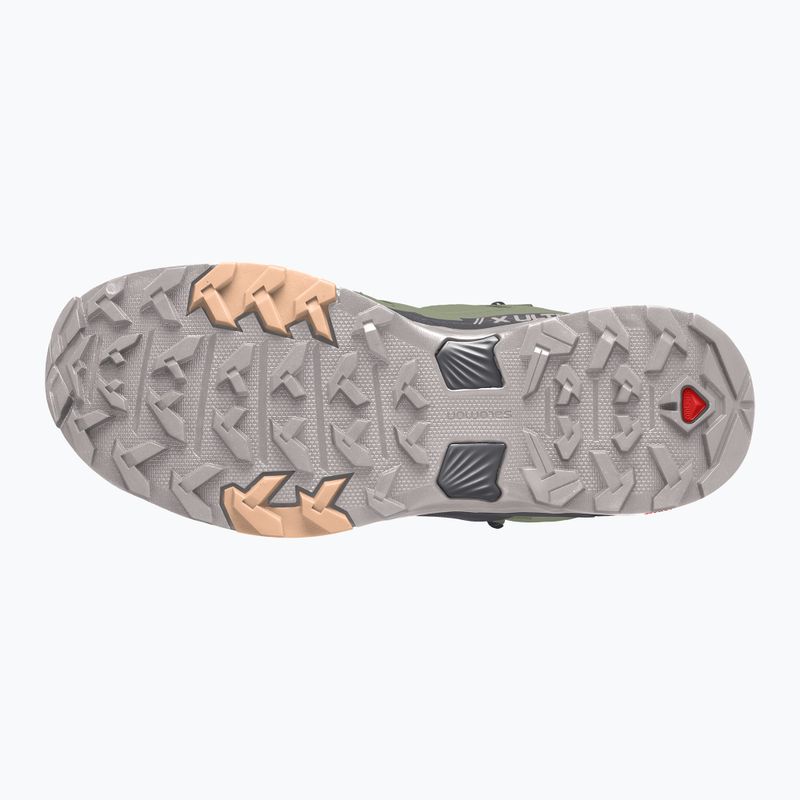 Stivali da trekking da donna Salomon X Ultra 4 MID GTX verde petrolio/magenta/almound 16