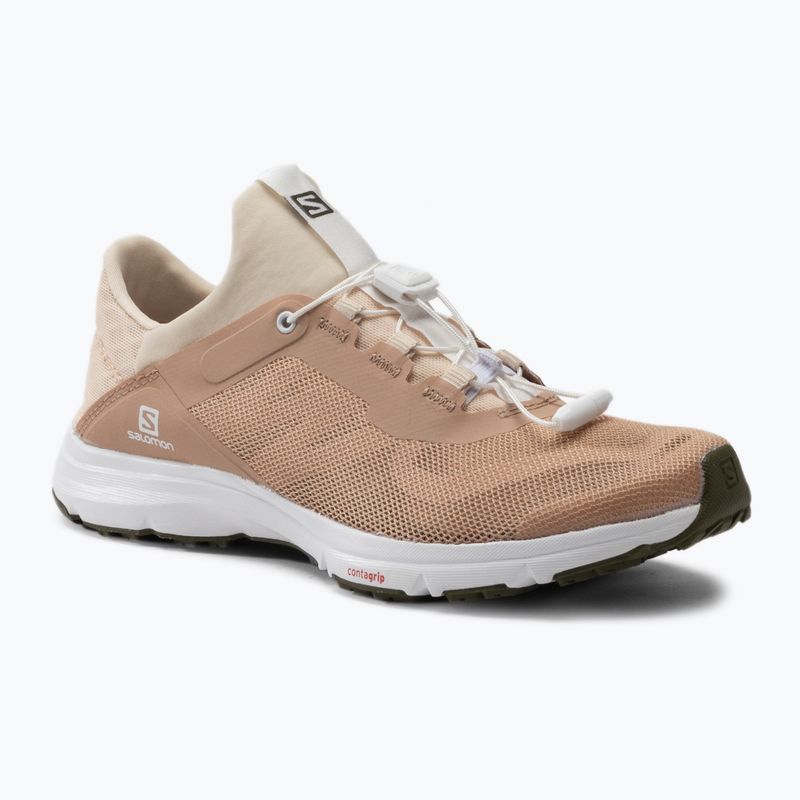 Scarpe da corsa da donna Salomon Amphib Bold 2 scirocco/sun kiss/olive night