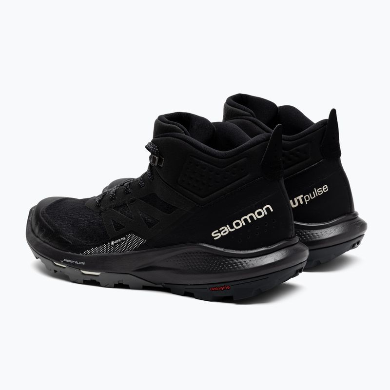 Salomon Outpulse Mid GTX scarpe da trekking da uomo nero/ebano/vanila 3