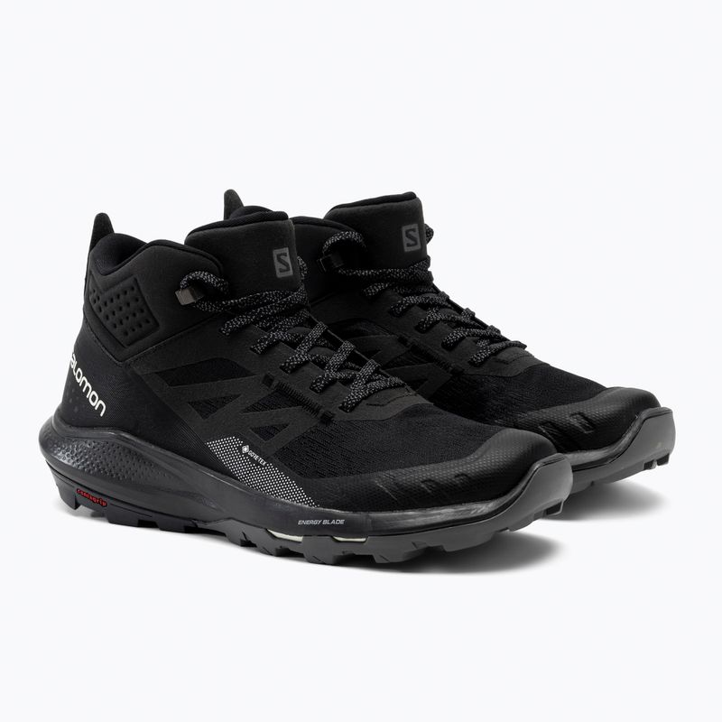 Salomon Outpulse Mid GTX scarpe da trekking da uomo nero/ebano/vanila 5