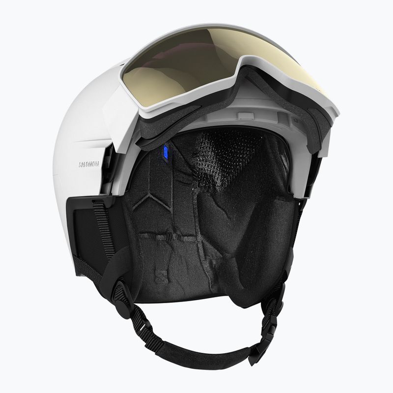 Casco da sci Salomon Driver Pro Sigma bianco/nero bronzo 13
