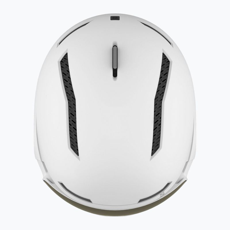 Casco da sci Salomon Driver Pro Sigma bianco/nero bronzo 15