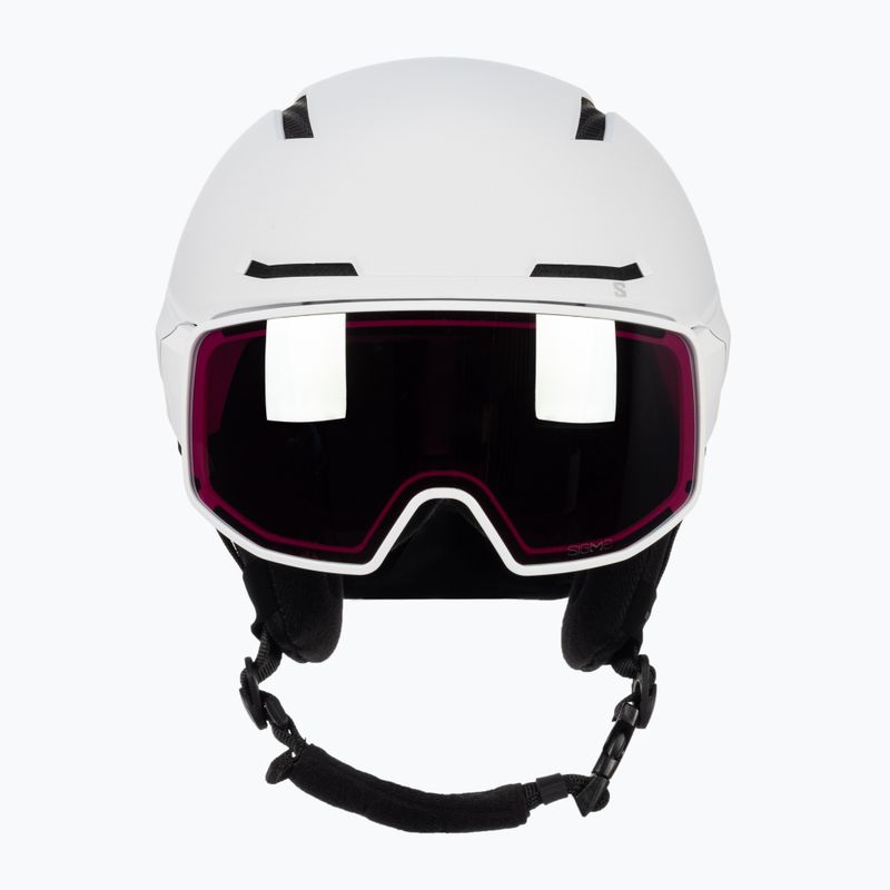 Casco da sci Salomon Driver Pro Sigma bianco/nero bronzo 2