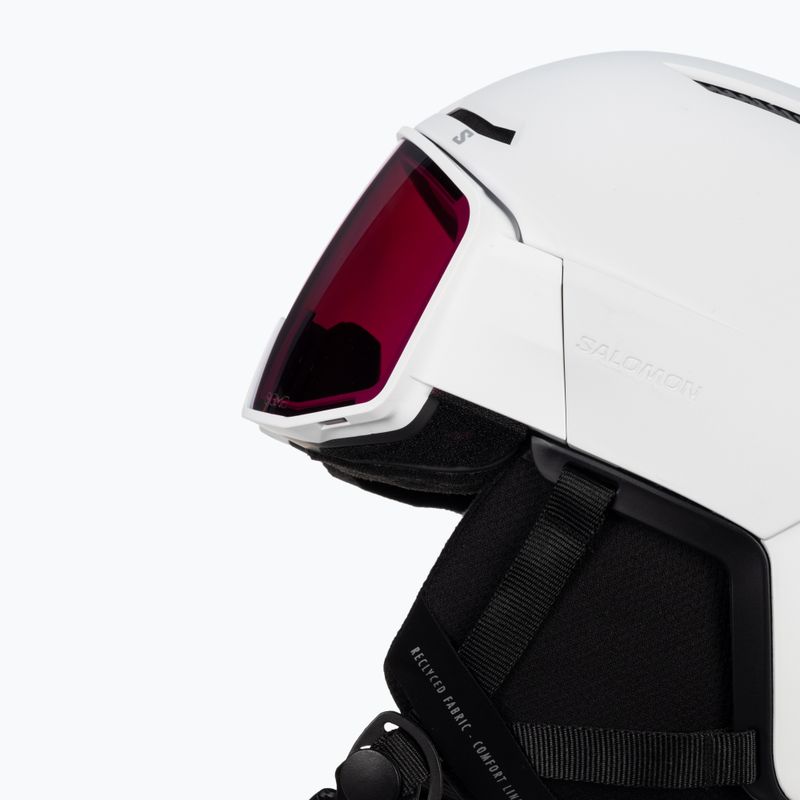 Casco da sci Salomon Driver Pro Sigma bianco/nero bronzo 6
