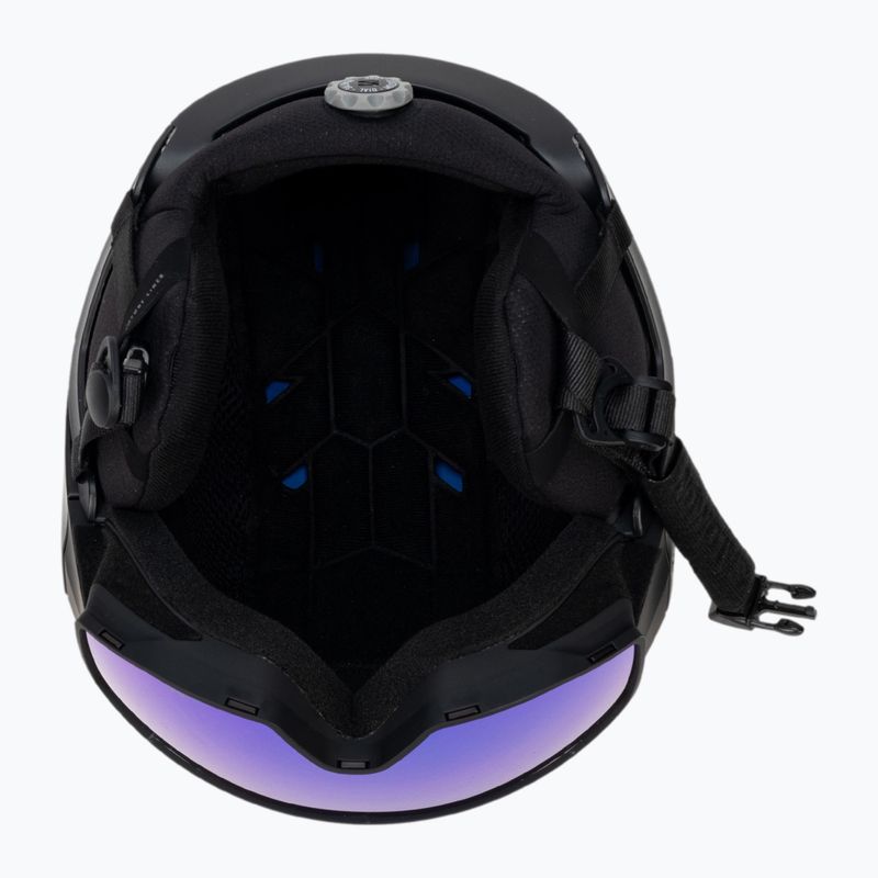 Casco da sci Salomon Driver Pro Sigma nero/meraldo 5