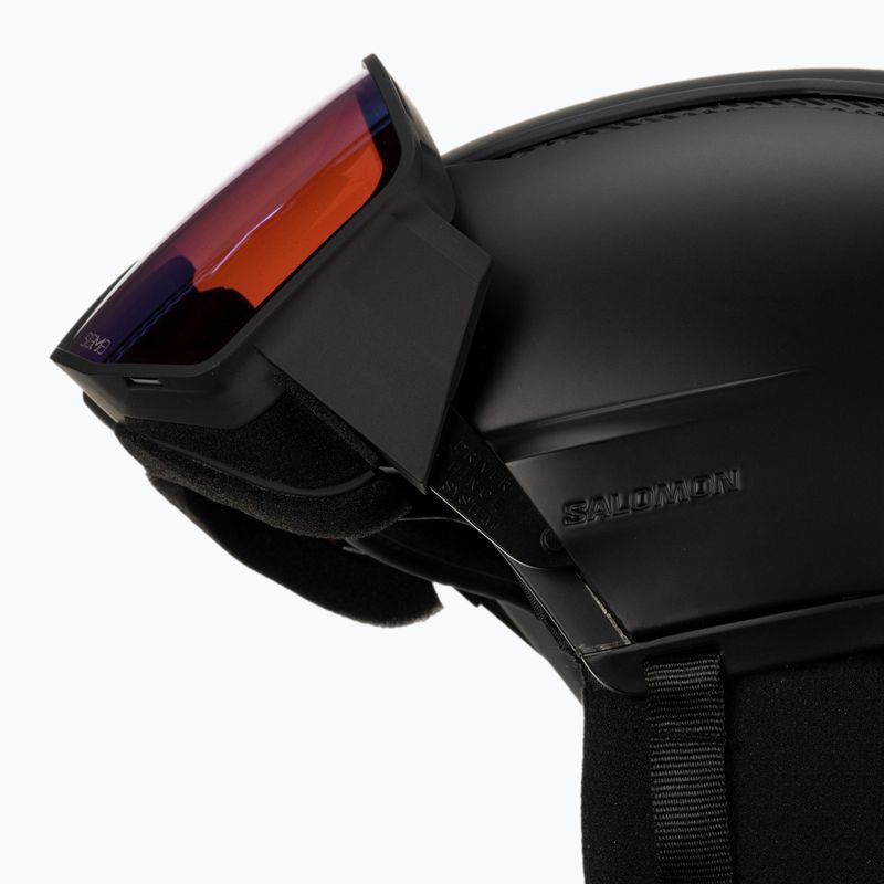 Casco da sci Salomon Driver Pro Sigma nero/meraldo 7