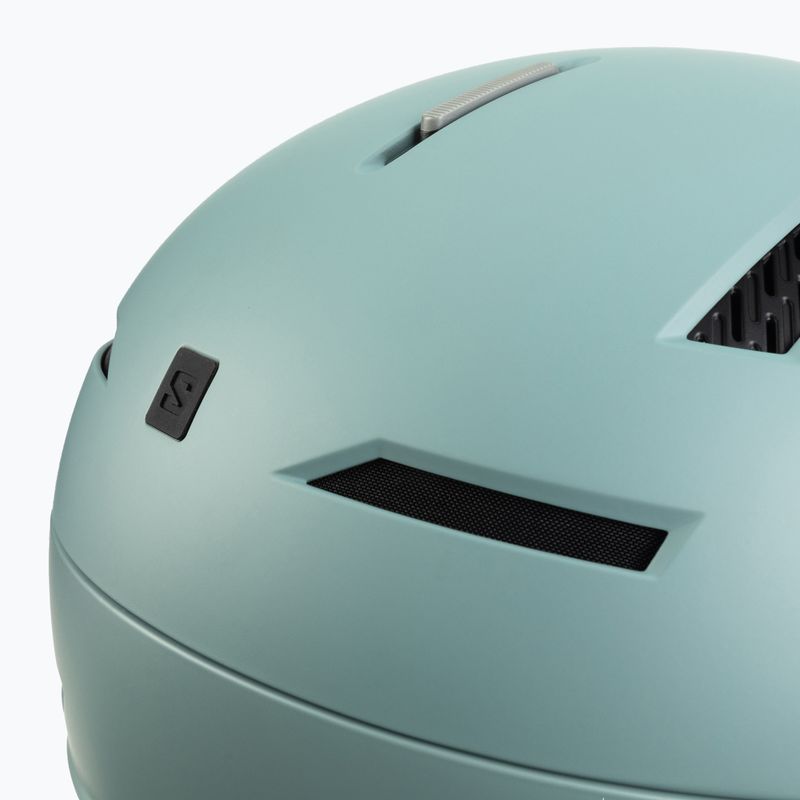 Casco da sci Salomon Driver Prime Sigma Plus ferro battuto/argento rosa/blu cielo 6