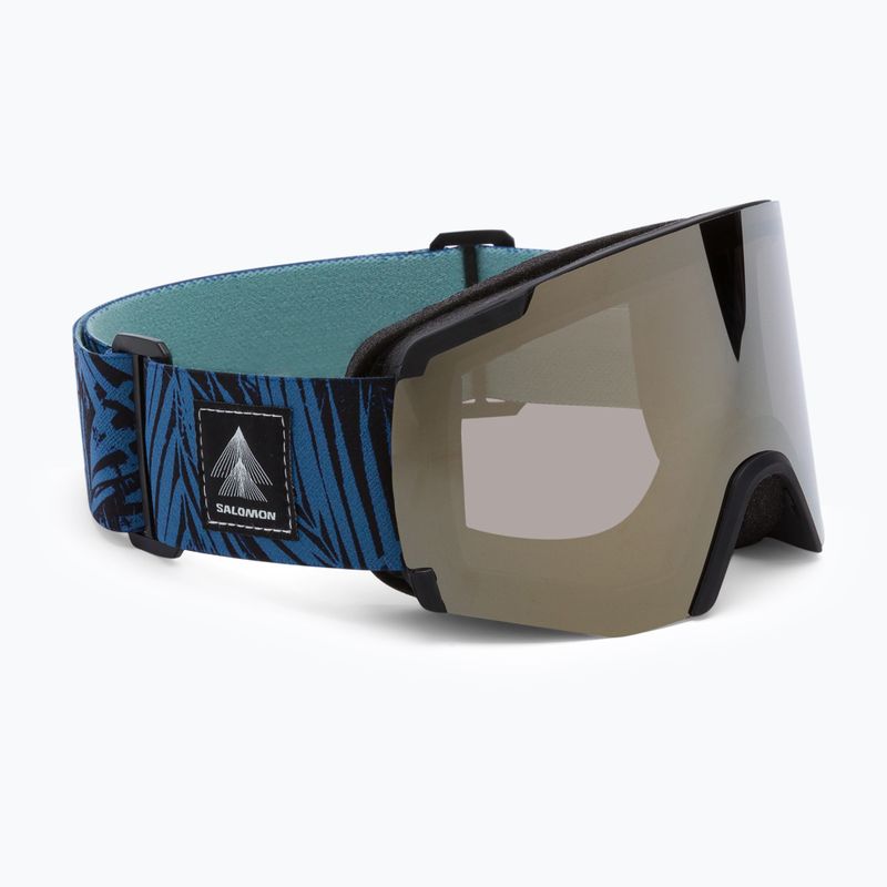 Salomon S/View occhiali da sci nero/oro flash