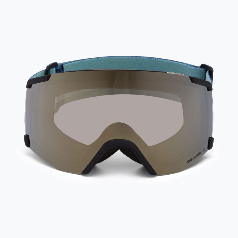 Salomon S/View occhiali da sci nero/oro flash 2