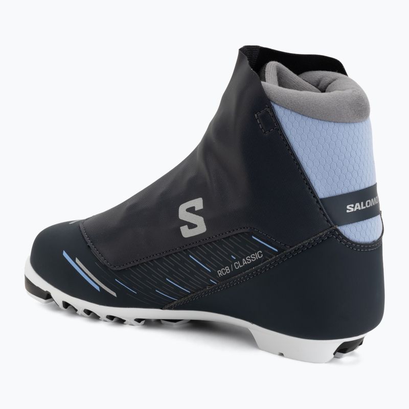 Scarponi da sci di fondo da donna Salomon RC8 Vitane Prolink nero/blu 3