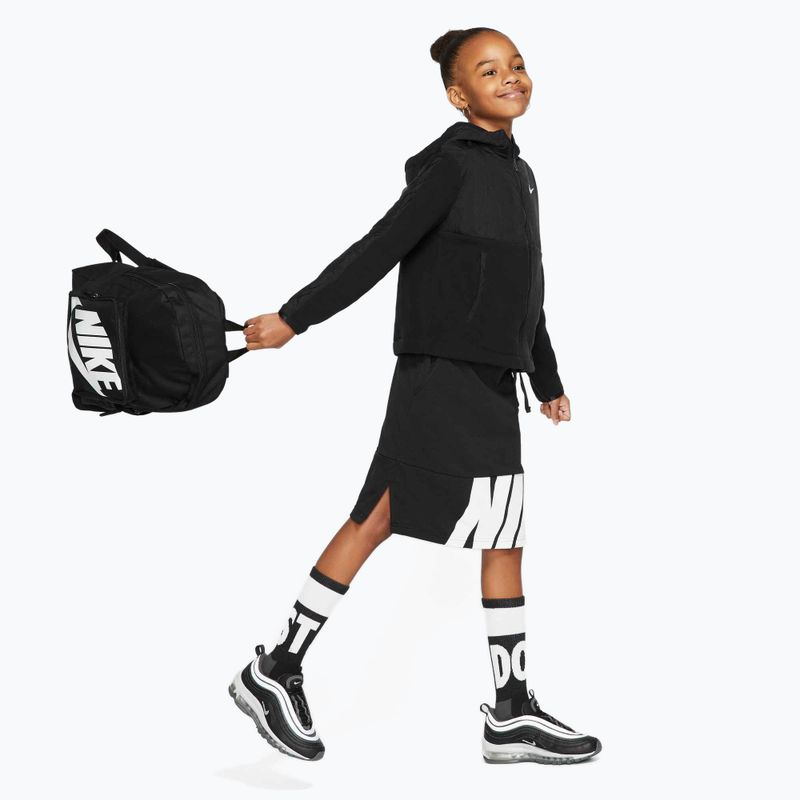Zaino Nike Classic 16 l nero/nero/bianco per bambini 7