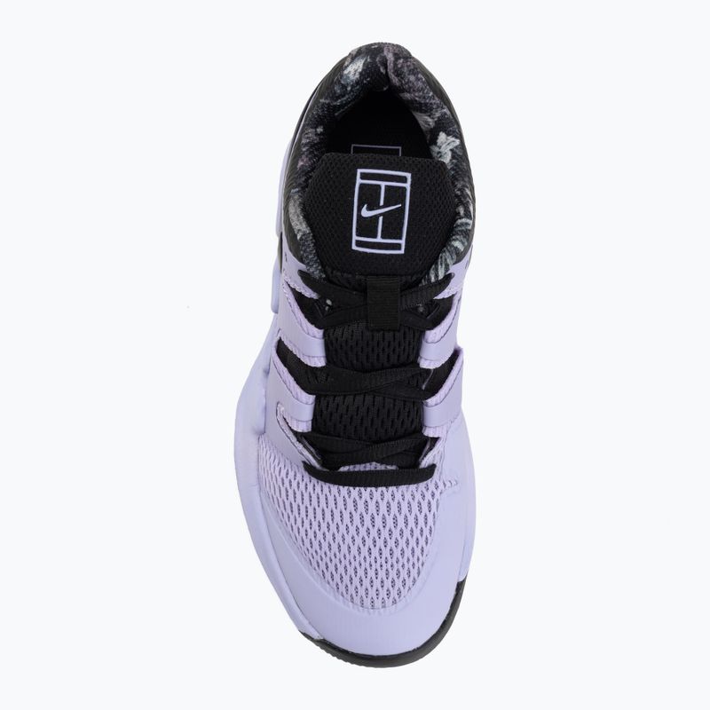 Scarpe da tennis per bambini Nike Court Vapor X Jr purple agate/white/hyper crimson/black 5