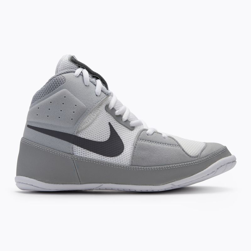 Scarpe da wrestling Nike Fury bianco/grigio 2