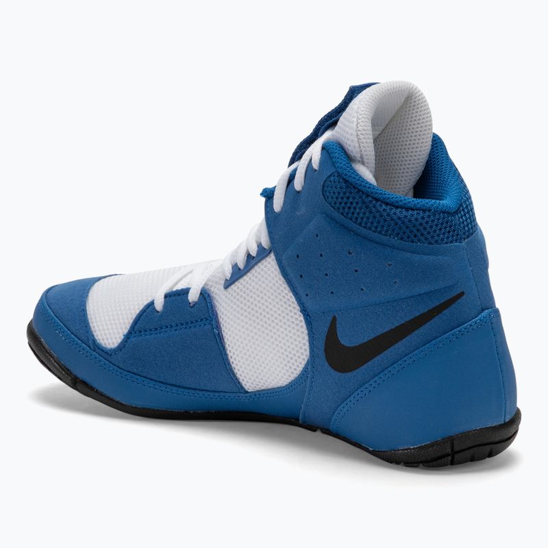 Scarpe da wrestling Nike Fury team royal/bianco/nero 3