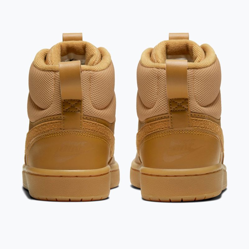 Scarpe per bambini Nike Court Borough Mid 2 Boot (Gs) wheat/gum med brown/wheat 2