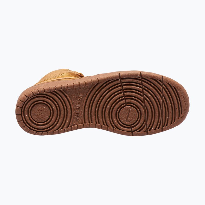 Scarpe per bambini Nike Court Borough Mid 2 Boot (Gs) wheat/gum med brown/wheat 4
