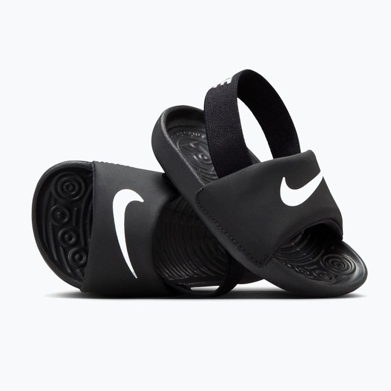 Ciabatte per bambini Nike Coffee black/white/white/white 3