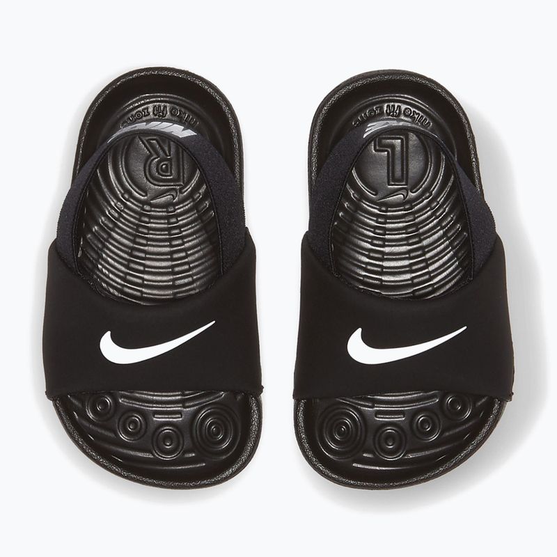 Ciabatte per bambini Nike Coffee black/white/white/white 4